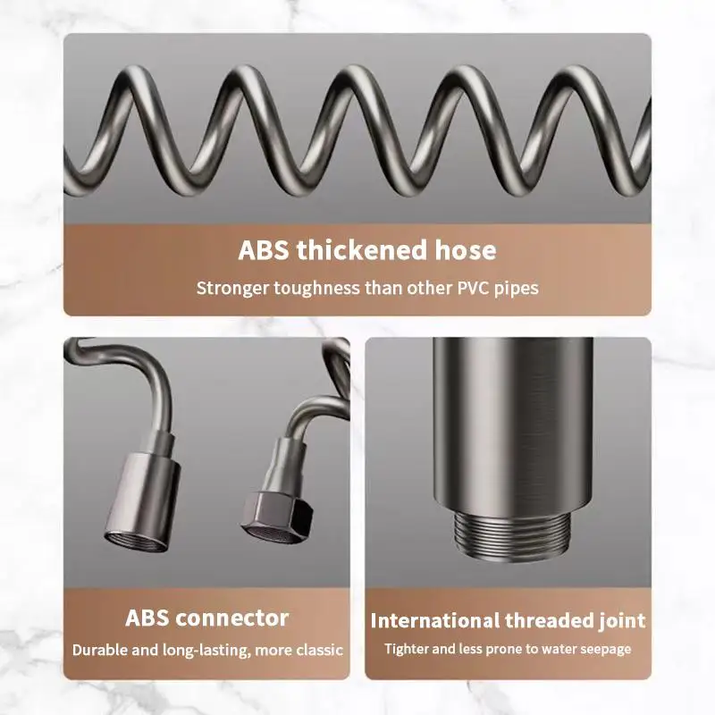 Ручной опрыскиватель для биде 1 в-2 выхода, двойной регулирующий клапан для унитаза, удлиненный шланг, комплект распылителя для ванной комнаты высокого давления для биде