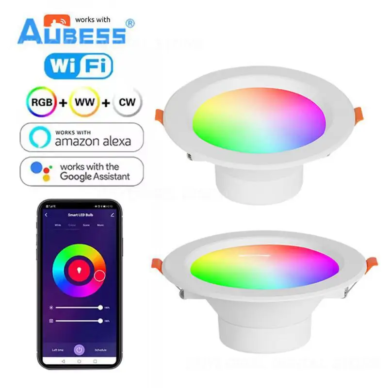 

Colored Lights Full Color Intelligent Good Color Rendering Color Intelligent Automation Module Downlight Voice Control New