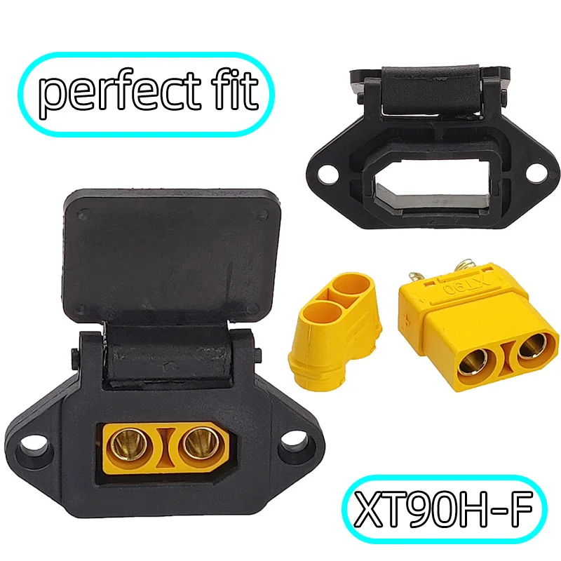 Amass XT90 Male Charger Plug Modified Power Tools/Electric Motorcycle Li-ion Battery Connector Power Supply Charging Port