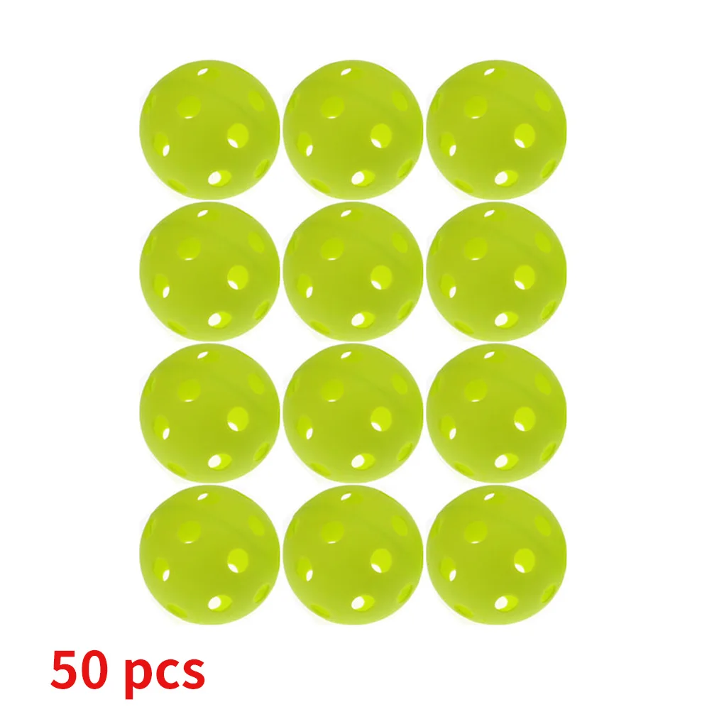 Palla da allenamento per golf indoor cava elastica da 50 pezzi 26 fori per bambini