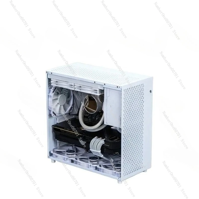 ALBOX aluminum small treasure P100 mini portable desktop ATX motherboard power supply, k99 computer 240 water-cooled small case