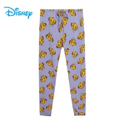 Disney Bambi The Lion King Simba Sports Pants Women Jogging Yoga Fitness Running Home Casual Long Pants Cartoon Trousers Femme