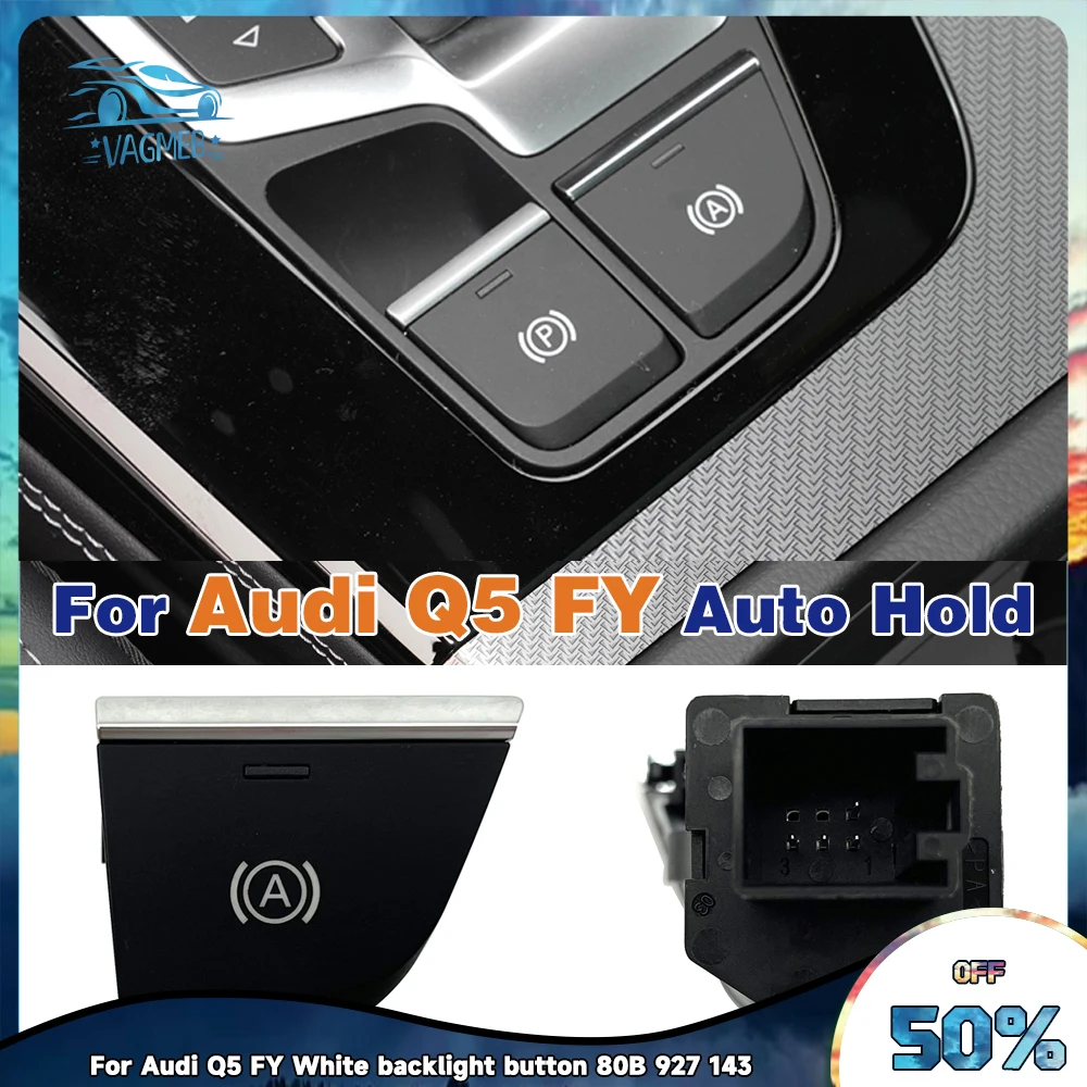 

LHD оригинальный выключатель для Audi Q5 FY белая кнопка подсветки 80B 927 143 80B927143