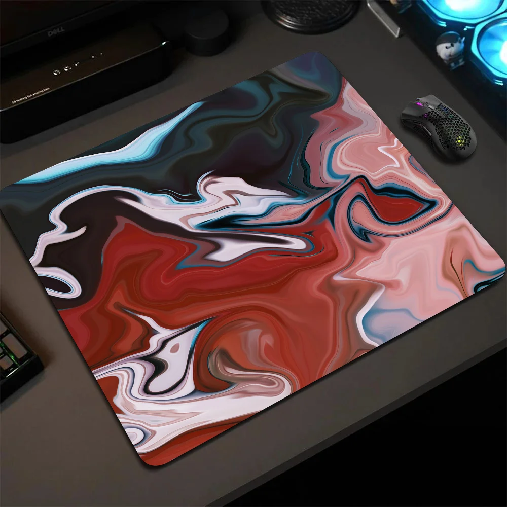 Strata Liquid Mousepad Small LockEdge Mouse Pad For Gamers Computer Desk Pad Anti-slip Rubber