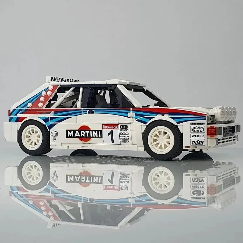 MOC-141377 bloques de construcción de carreras de coches deportivos icónicos modelo 1309 PartsMOC creativos niños cumpleaños juguetes de bloques de construcción regalos