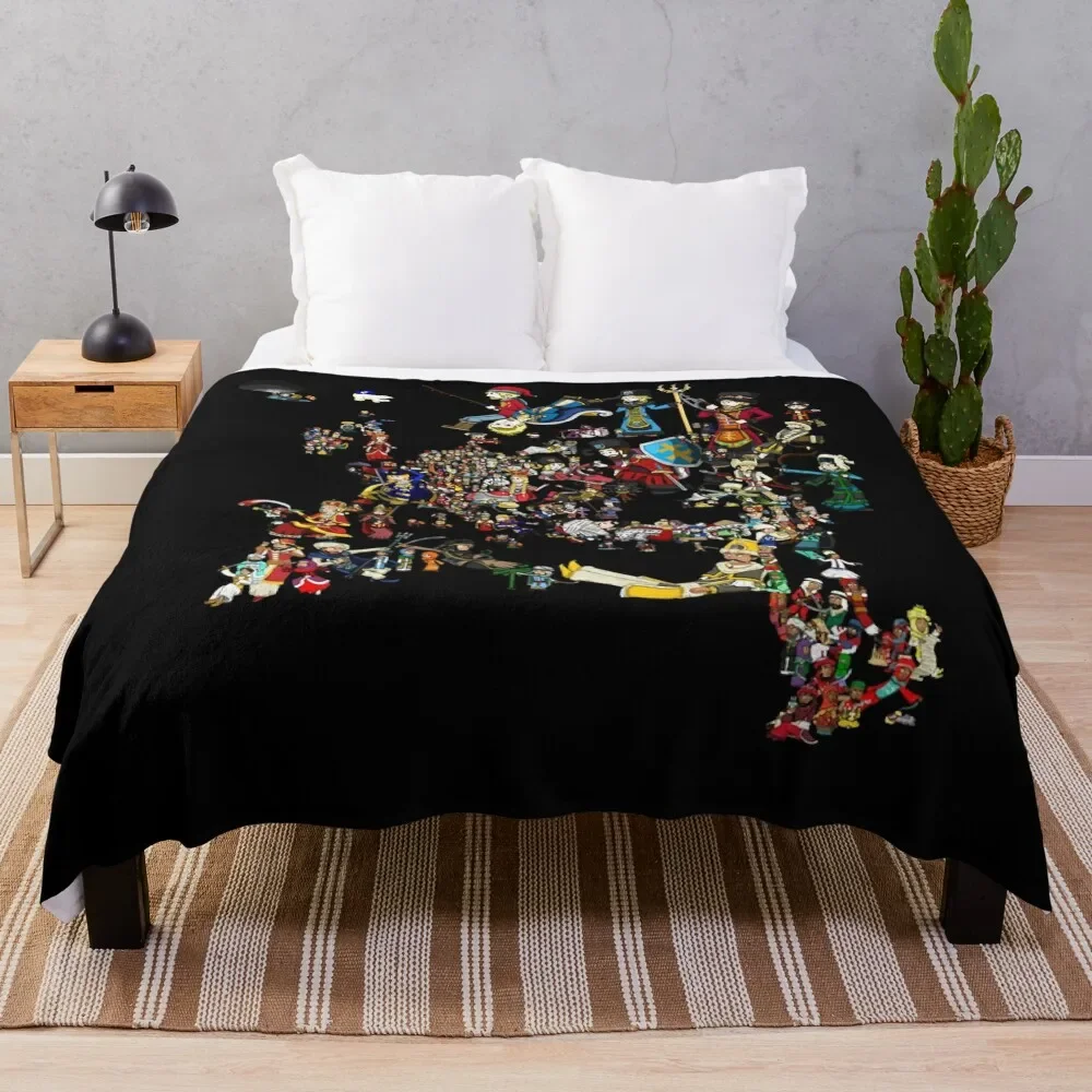 

EUROPA UNIVERSALIS - National Personifications Map - 1444 Classic T-Shirt.png Throw Blanket Decorative Sofas Summer Blankets