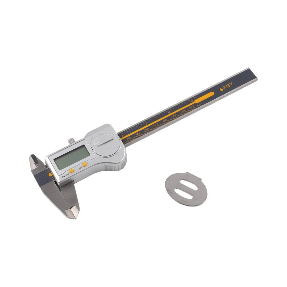 IP67 Waterproof Digital Caliper 0.01mm Resolution Stainless Steel Electronic Vernier Gauge With LED Display For Industrial Measu