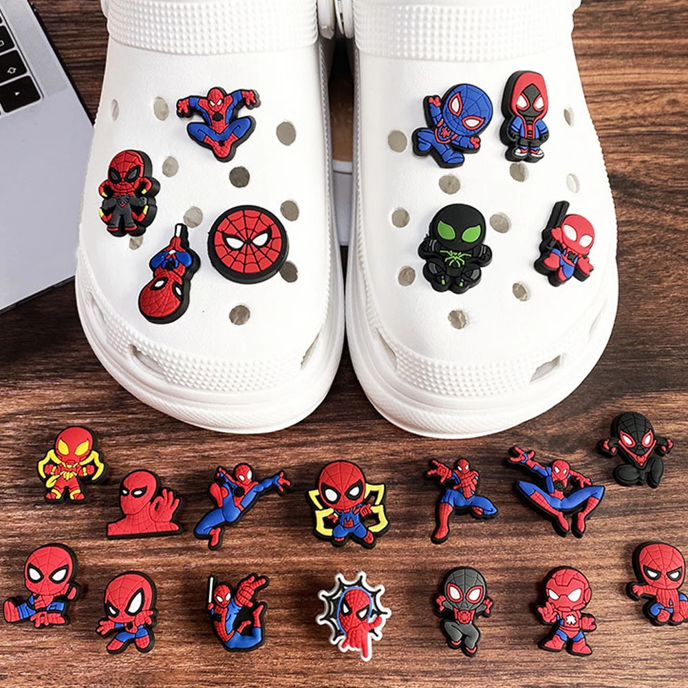 23 estilos de dijes de zapatos de dibujos animados para zuecos, sandalias, decoraciones, bonitos accesorios de decoración de zapatos DIY, decoración