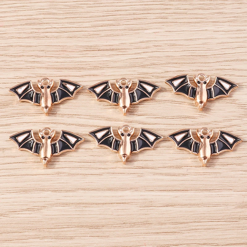 10 Stück 13 x 25 mm Punk-Emaille-Kreuz-Charms für Schmuckherstellung, Anhänger, Halsketten, Ohrringe, DIY, handgefertigte Schlüsselanhänger, Bastelzubehör – Detail 16