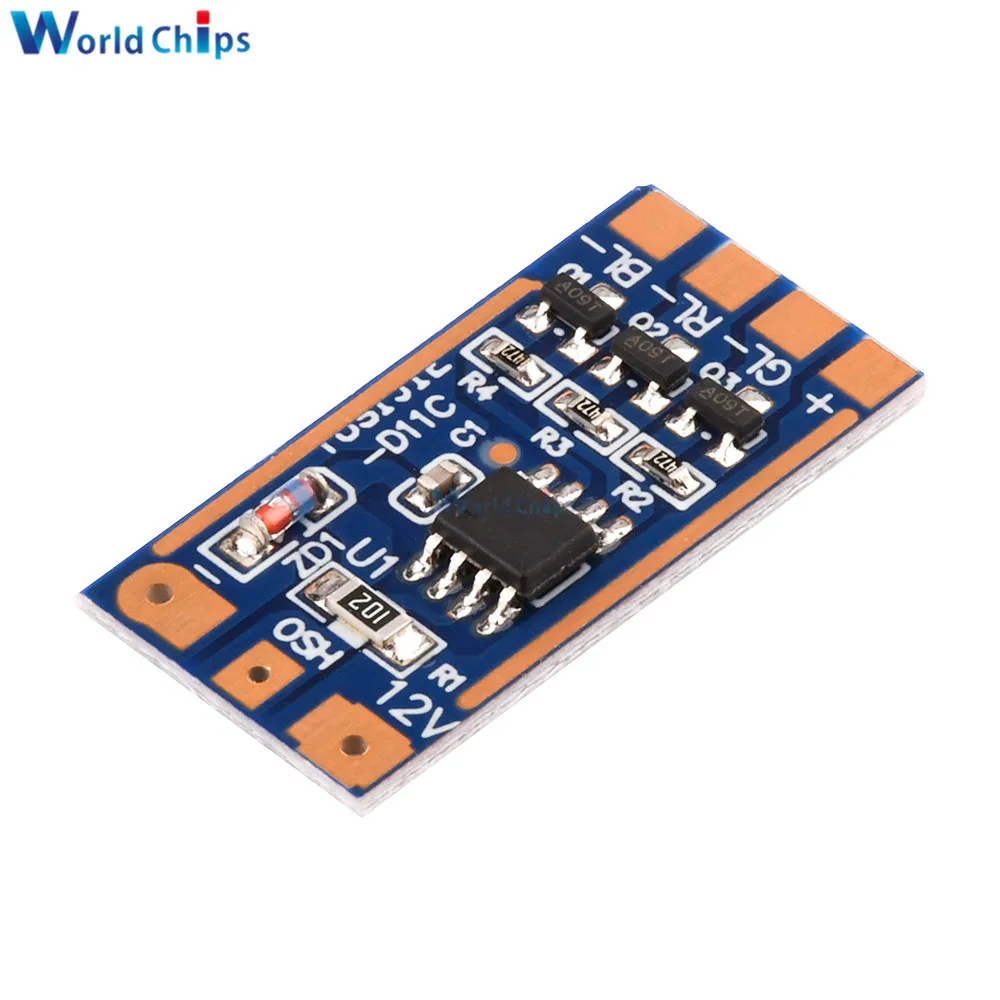 DC 5-12V RGB Module Multiple Modes Button Switching Phantom Light High Current Drive Circuit Board 2A Flashing Light Module