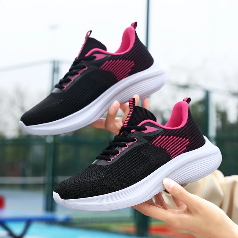 

Women's Sports Shoes 2023 New High Elasticity Running Shoes Four Seasons Casual Shoes Comfortable and Elegant Women's Shoes