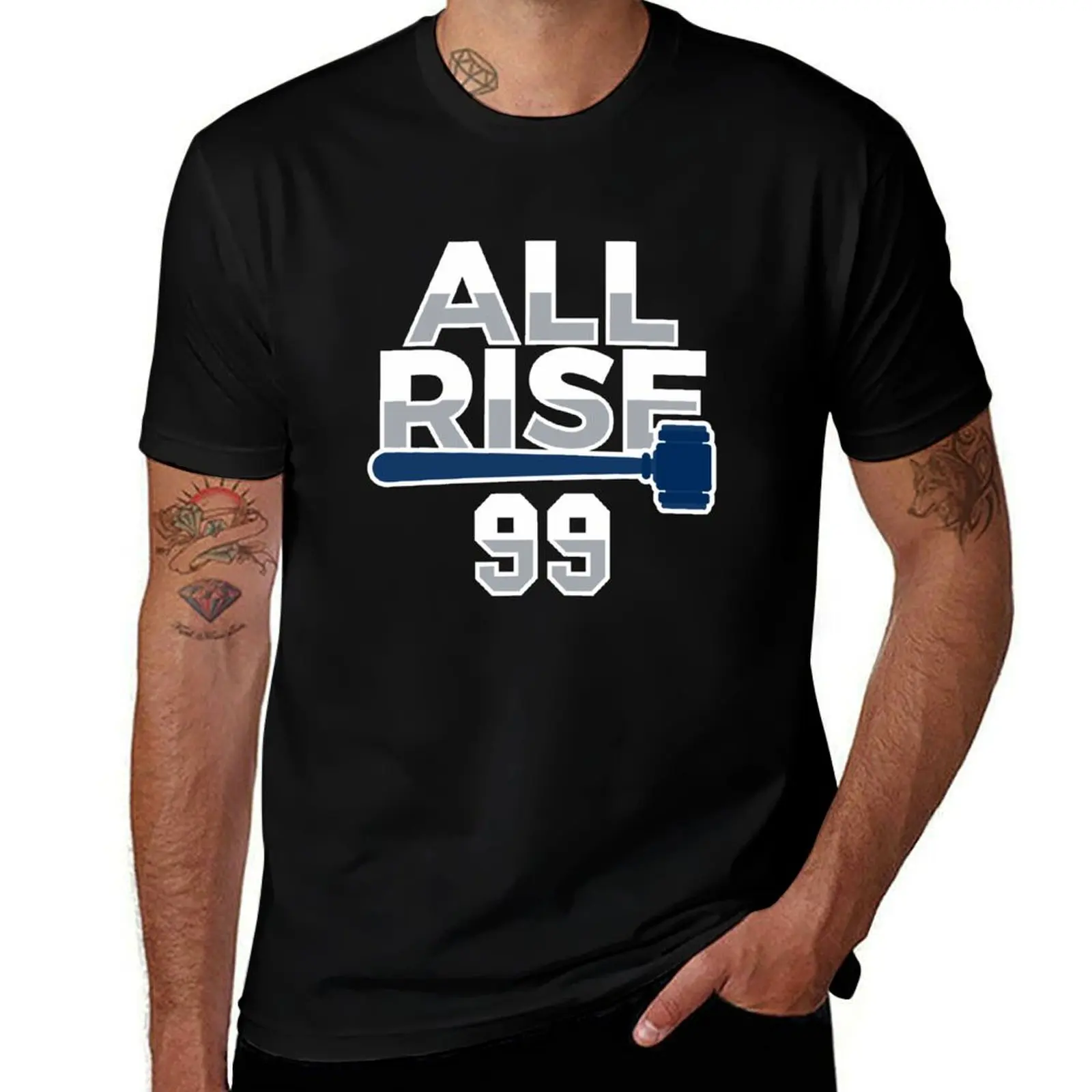 

All Rise 99 - All Rise for the Judge NY Yankee Baseball T-Shirt man t shirt summer t shirts for man graphic funny T-shirt