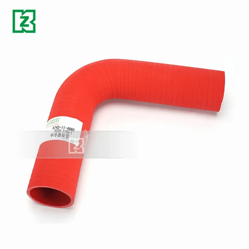 

For Komatsu PC300 360-7 Intercooler Box Air Intake Hose Air Connection Outlet Pipe Excavator 6743-11-4960