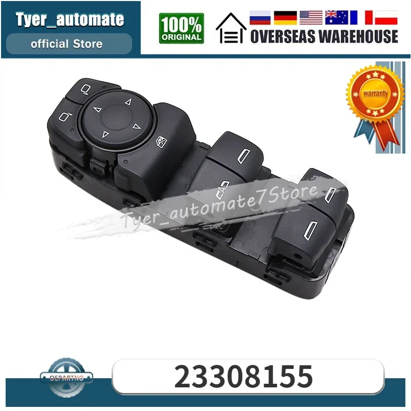

23308155 Передний левый переключатель стеклоподъемника для BUICK ENCLAVE CHEVROLET BOLT EV EQUINOX MALIBU TRAVERSE VOLT GMC TERRAIN