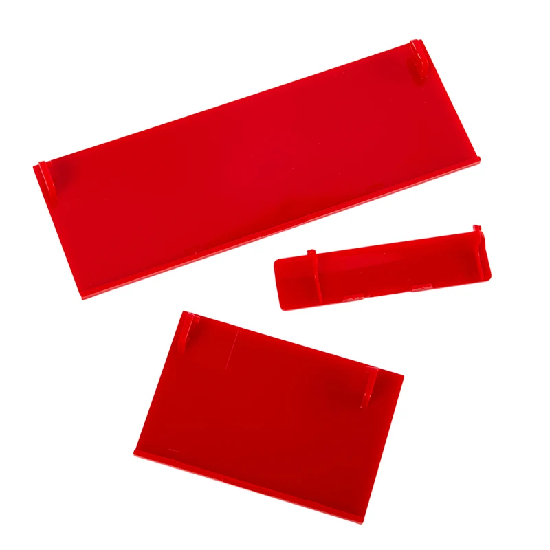 3 In 1 Red Memeory Card Door Slot Cover Lids Covers For Nintend Wii Console Replacement