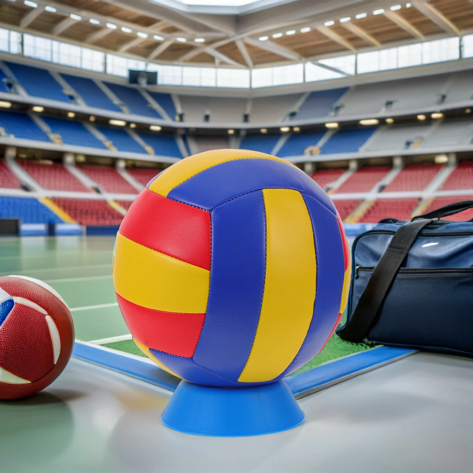 5 قطع من حامل عرض المجال البلاستيكي حامل كروي ثابت لكرة السلة وكرة القدم والكرة الطائرة وتذكارات رياضية