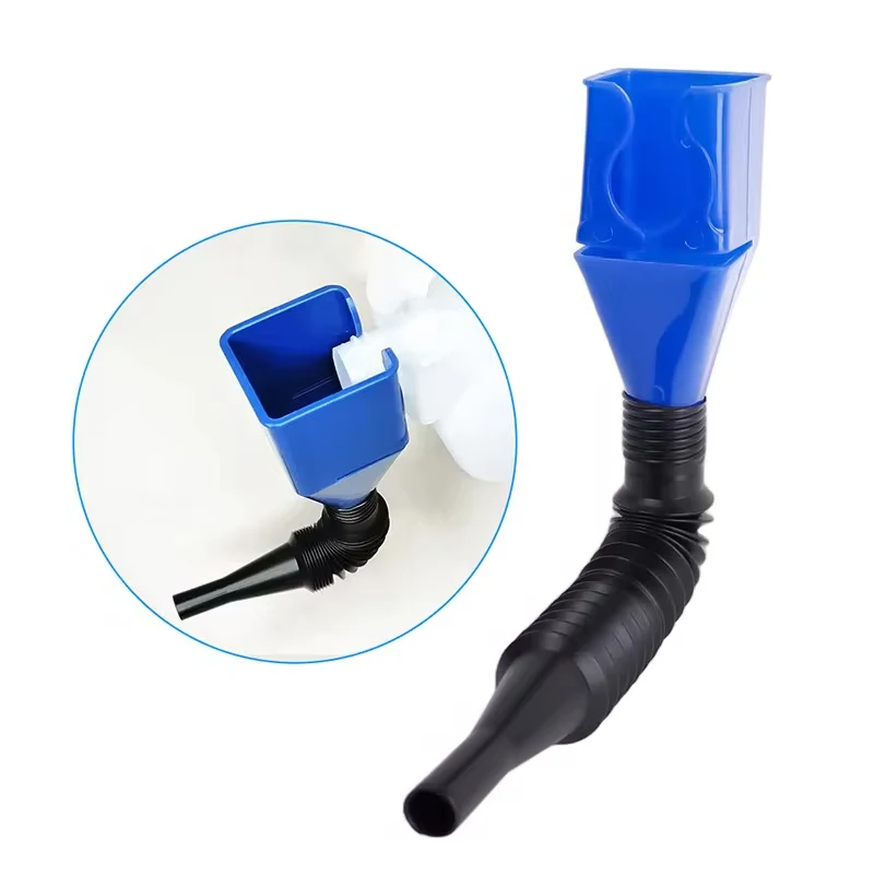 Car Refueling Funnel Gasoline Foldable Engine Oil Funnel Tool Plastic Funnel Car Motorcycle Refueling Tool Auto Accessories