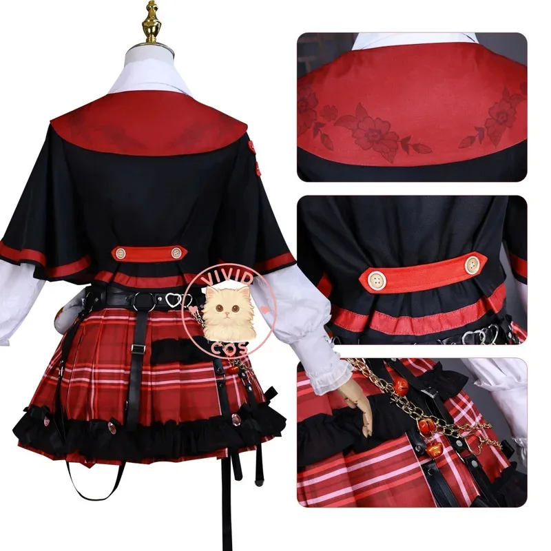 

ABC123 Hell Game: Bladepoint Tessa Cosplay Hot Role Play Spring Overload JK School Uniform Costume for Mul3;f'6,c;7.y