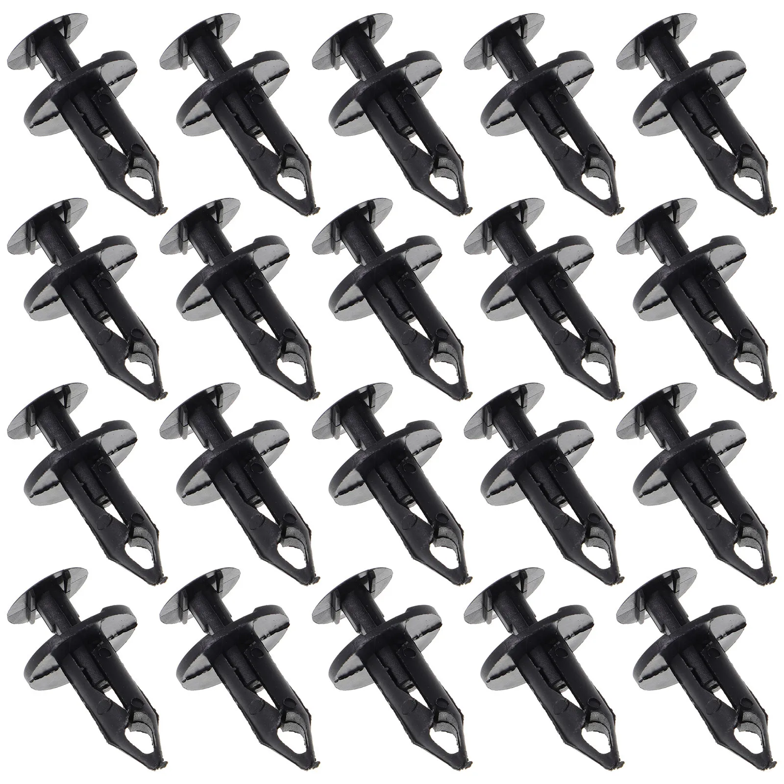

20Pcs Durable Car Bumper Retainer Clips Universal Fit Easy Installation Fastener Rivet for Mud Guard Liner Cover