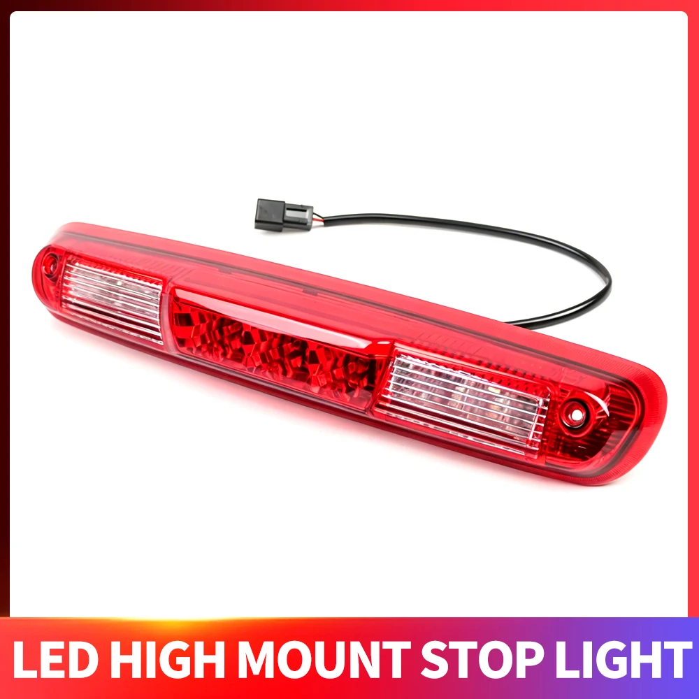25890530 LED Third Brake Light  2007-2013 for Chevy Silverado GMC Sierra 1500 2500HD 3500HD – High Mount Stop Lamp Replacement