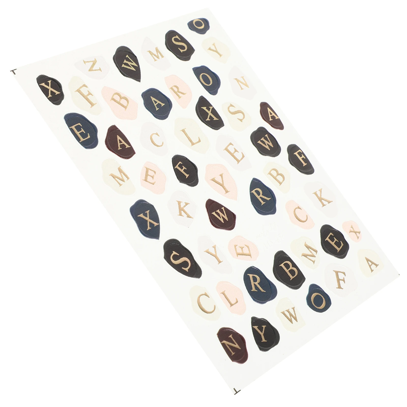 

Letter Nail Stickers Sheet Alphabet Design Self Adhesive Nail Art Decorations For Women Manicure Diy Initial Fingernail