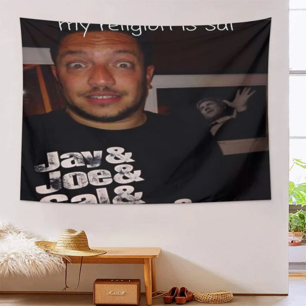 my religion is sal Child Tapestry Home Decorating Room