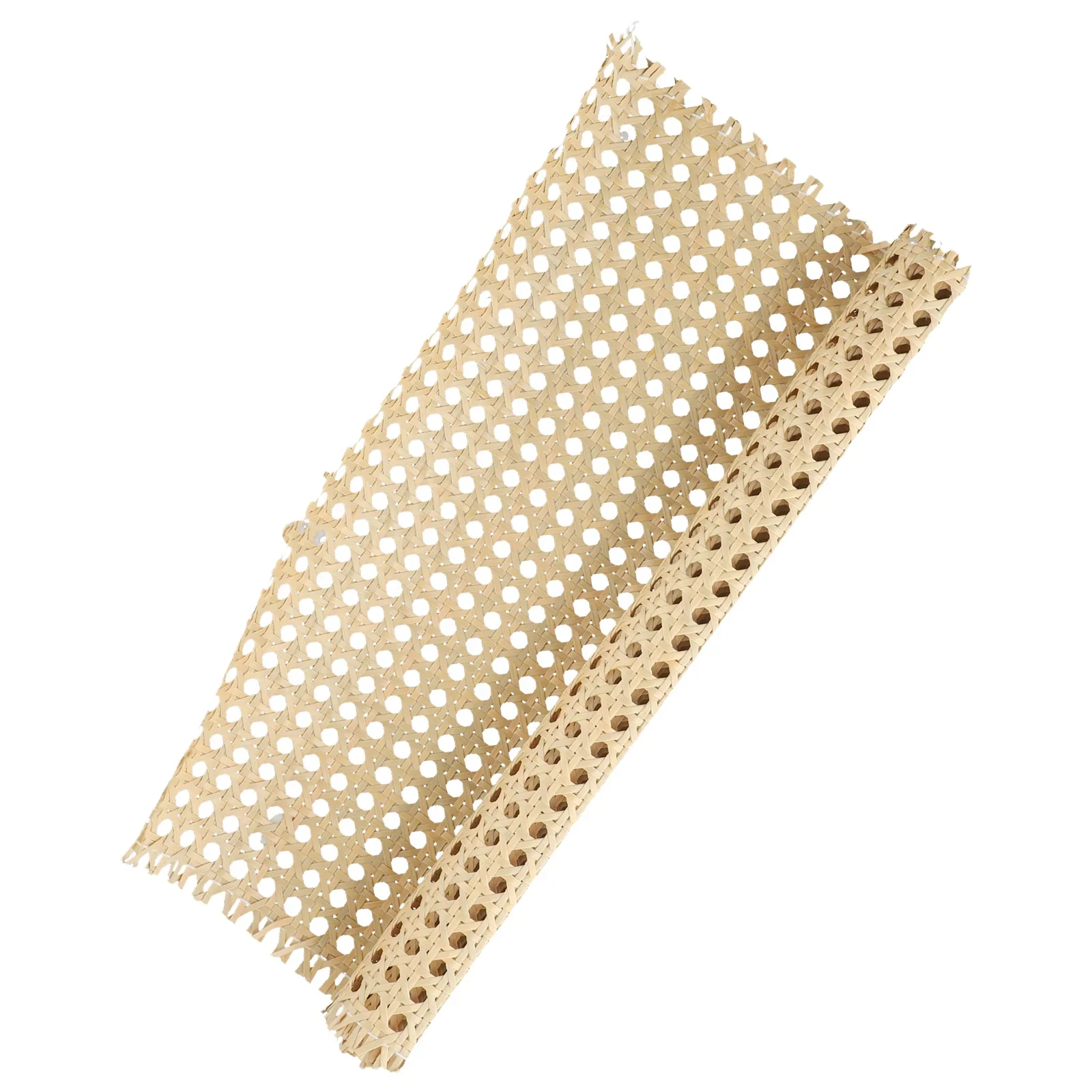 Multi Size Rattan Mesh Roll Sheet Webbing Caning Material Suitable for Chair and Furniture Decoration Projects