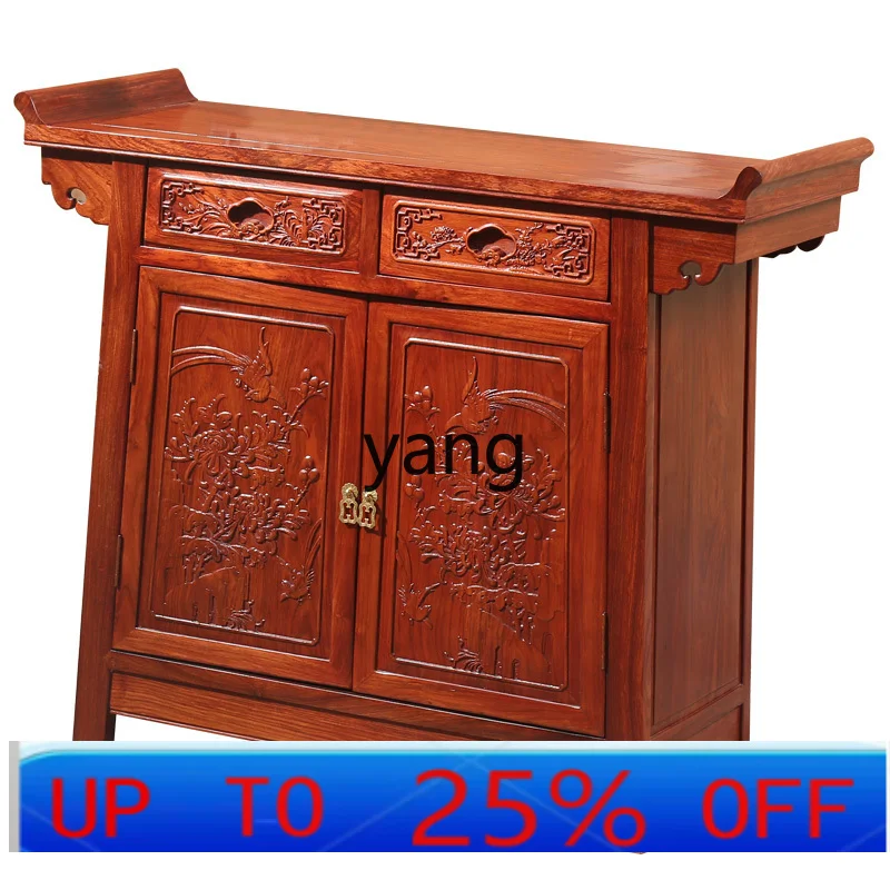 

LTT rosewood offering table Shentai Chinese style strip case solid wood Buddha statue table incense case household