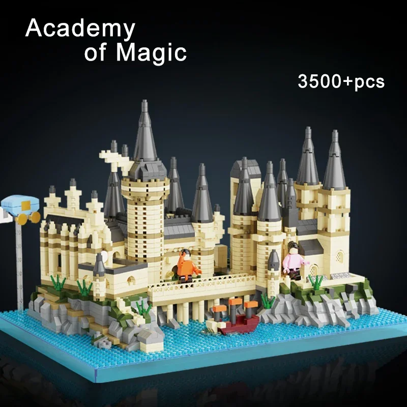 

DIY Educational Magic Castle Building Model Medieval Architecture Creative Technical MOC Assembly Bricks Holiday Gift Kids Adult