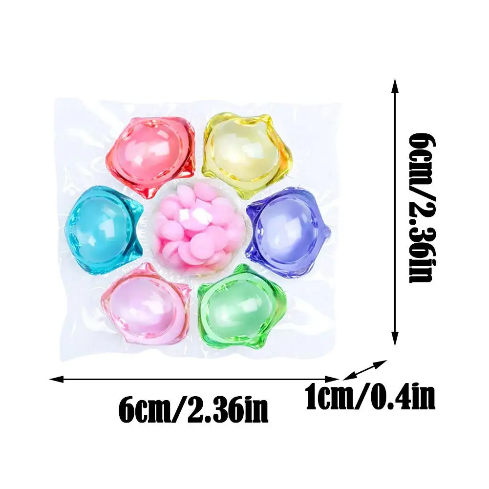 7in1 Laundry Beads Detergent Liquid Capsule Ball Laundry Fragrance Enhancer Laundry Detergent Perfume for Washing Machine