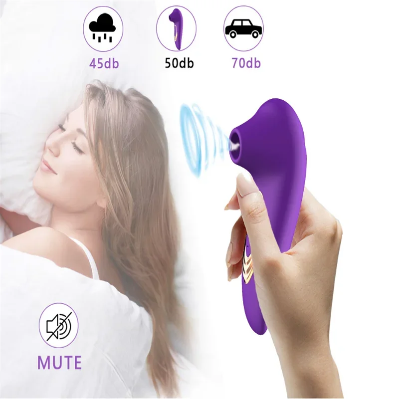 Female Clit Sucking Vibrator 5 Frequency Modes Stimulator Masturbation Nipples Vacuum Sucker Sex Toys Adult Products 18+