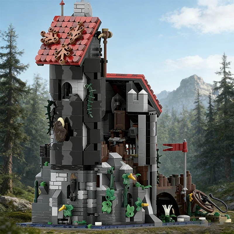 1725 pièces City Street Wolfpack The Tower BDP5 Edition MOC Blocs de construction modulaires personnalisables Éducatifs DIY Jouets de vacances pour garçons Cadeaux