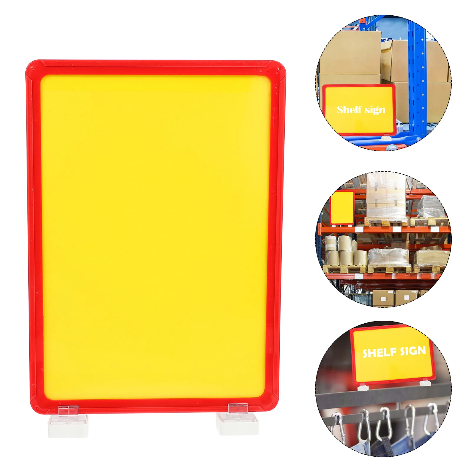 

1pc Magnetic Warehouse Board Reusable Label Guide Indicator Shelf Label Sign Material High Grade Flexible Strong Stable