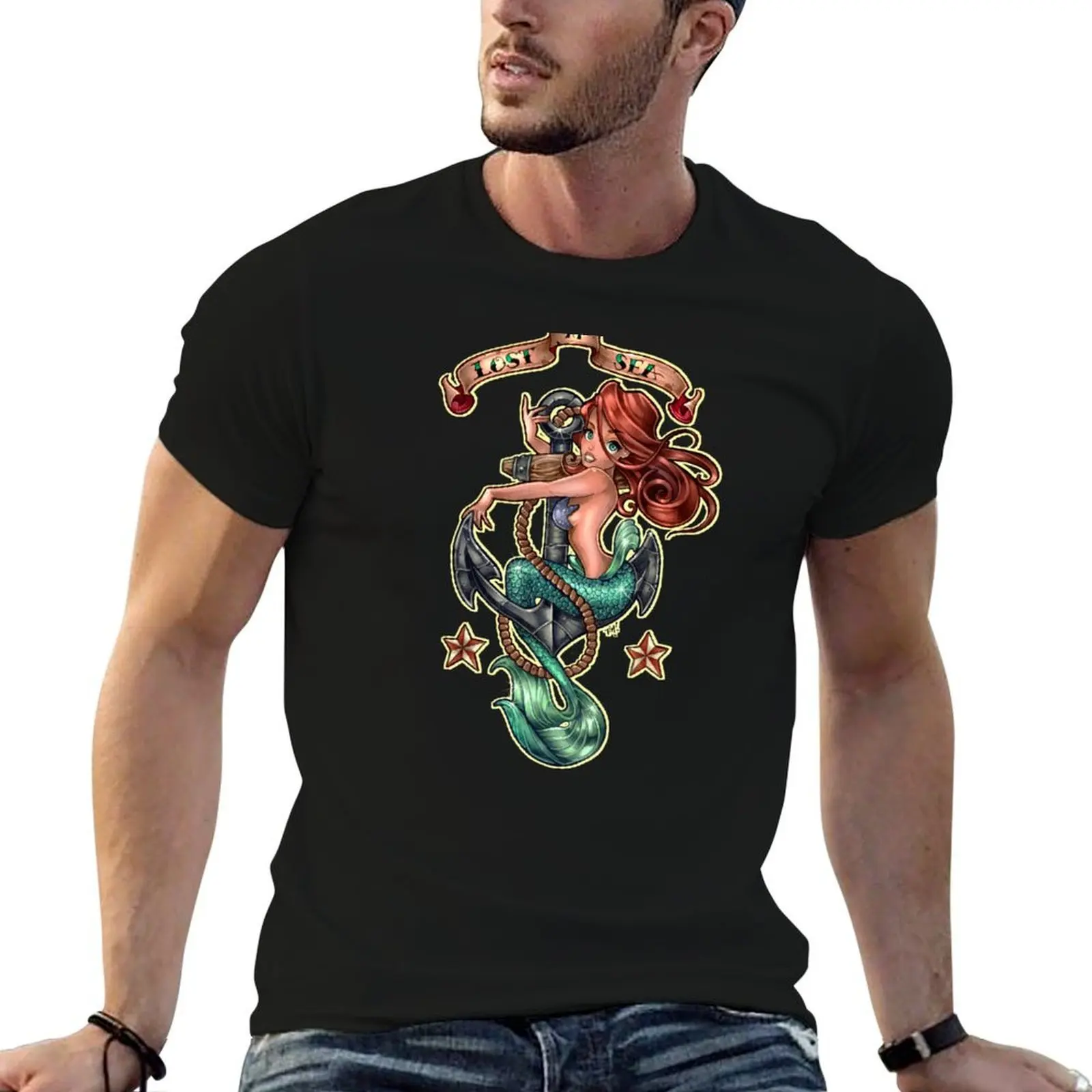 Lost At Sea T-Shirt rapper graphic tees plus sizes mens vintage t shirts