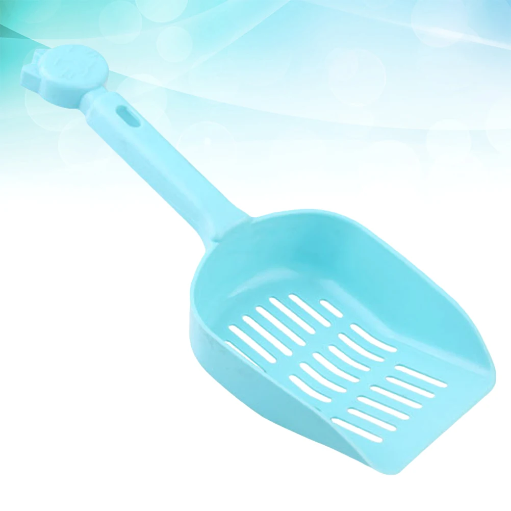 

Pet Litter Scoop Extra Long Handle Big Wide Mouth Durable Plastic Shovel For Cat Sand Cleaning Tool Blue Yellow Orange Pink