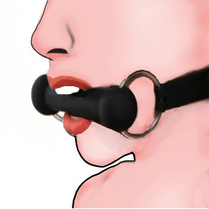 BDSM Mouth Gag Puppy Play,Leather Padded Save Collars,Silicone Anal Plug Tail Petplay,Bondage Set,Sex Toys for Couple,Adult Game