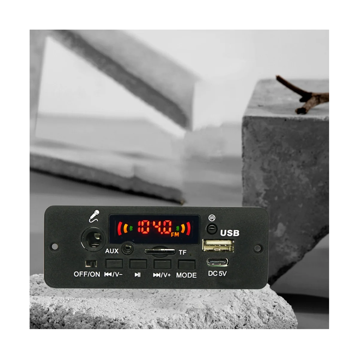 A57G-2-Canal 5W amplificador de altavoz de coche amplificador Digital Placa de Audio 5V potencia Bluetooth Placa amplificadora de Audio para coche