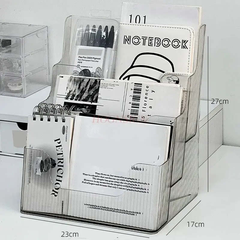 1 قطعة رف الكتب الاكريليك تخزين الكتب الرف طالب مكتب رأس السرير تخزين الرف سطح المكتب صور كتاب صندوق تخزين حامل كتب