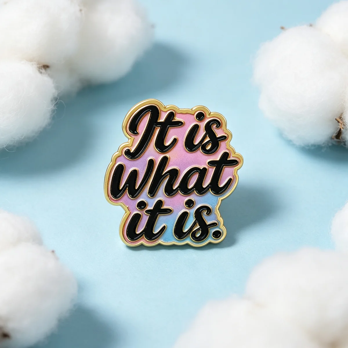 9-teiliges lustiges Emaille-Pin-Set mit Sprüchen – „It Is What It Is“ Brosche für Mäntel, Damenbroschen, Kragen- und Reversnadeln, Metallabzeichen, Schmuckgeschenk – Detail 3
