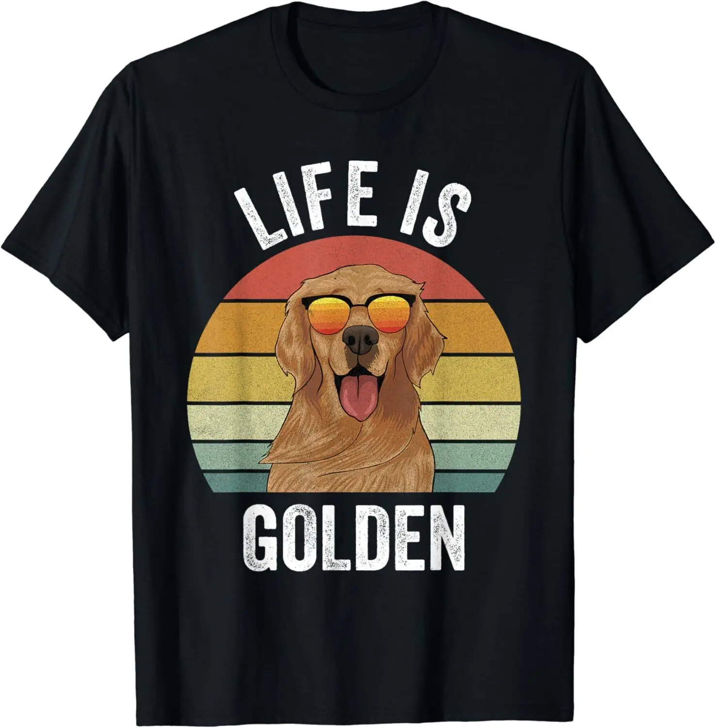 

Retro Golden Retriever Funny Dog Lover Gift Unisex T-Shirt