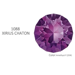 1088 Original Crystals from Austria  XIRIUS Chaton Pointed Back Foiled Rhinestone Strass for Nail Art Jewelry Making