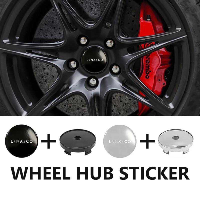 

4pcs 56mm 60mm Car Wheel Center Caps Hubcap Cover For LYNK&CO PHEV 09 MHEV 01 05 03 09 02 04 06 07 08