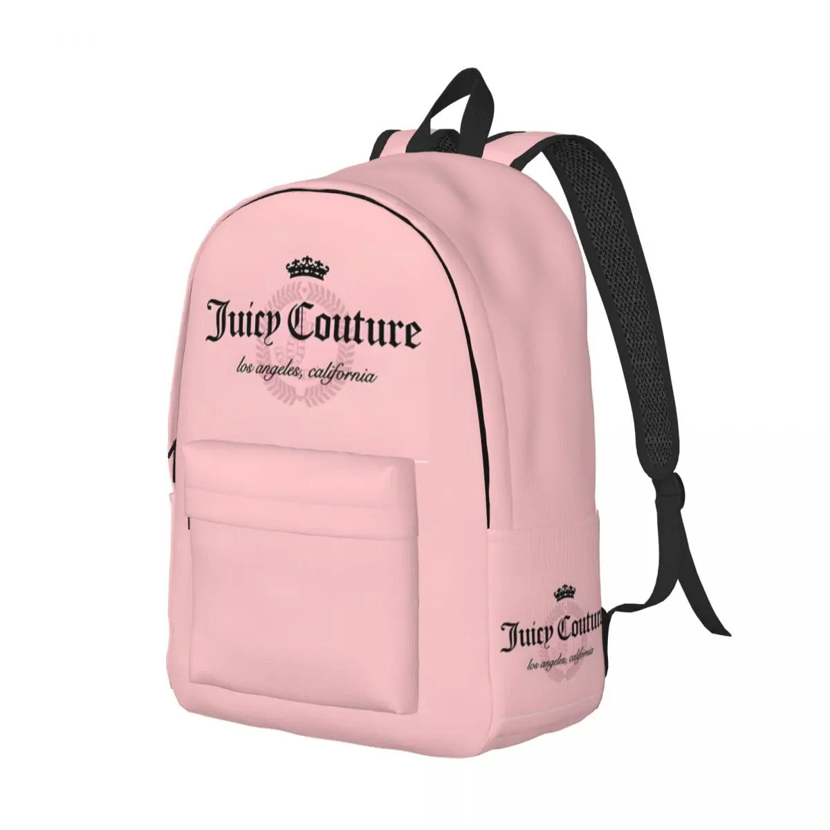 Juicy-Couture Backpack for Men Women Fashion High School Hiking Travel Daypack College Shoulder Bag Outdoor