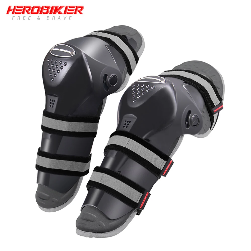 

HEROBIKER Motocross Knee Protector Guard Motorcycle Knee Pads Joelheira Skiing Kneepad Moto Knee Brace Support Protective Gear