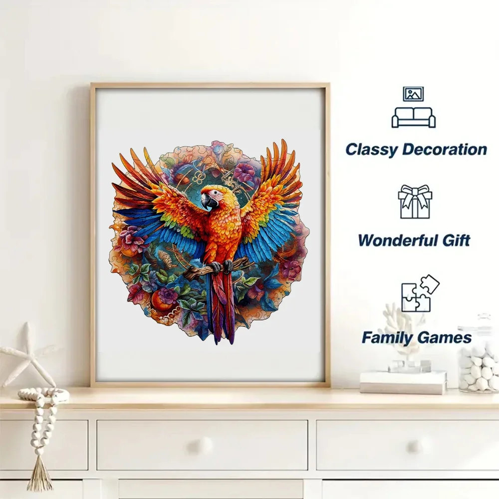 Beautiful Hummingbird Wooden Puzzle - Perfect Home Decoration and Holiday Gift Creative Puzzle for Adults and Children\'s Puzzle