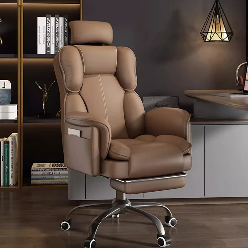 Vanity Office Chair Swivel Bar Study Desk Salon Massage Desk Full Body Office Chair Nordic Ergonomic Taburete Trendy Furniture