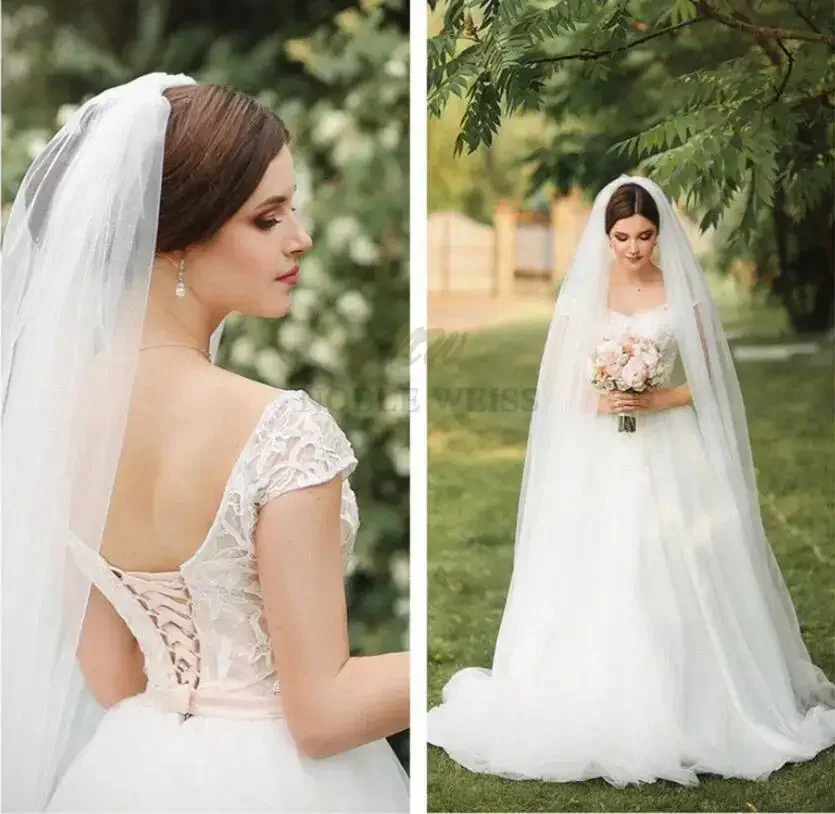 Velo da sposa a uno strato 3M di larghezza Veli da sposa lunghi in tulle con pettine Veli da sposa Accessori da sposa Lunghezza 2 metri Personalizzato