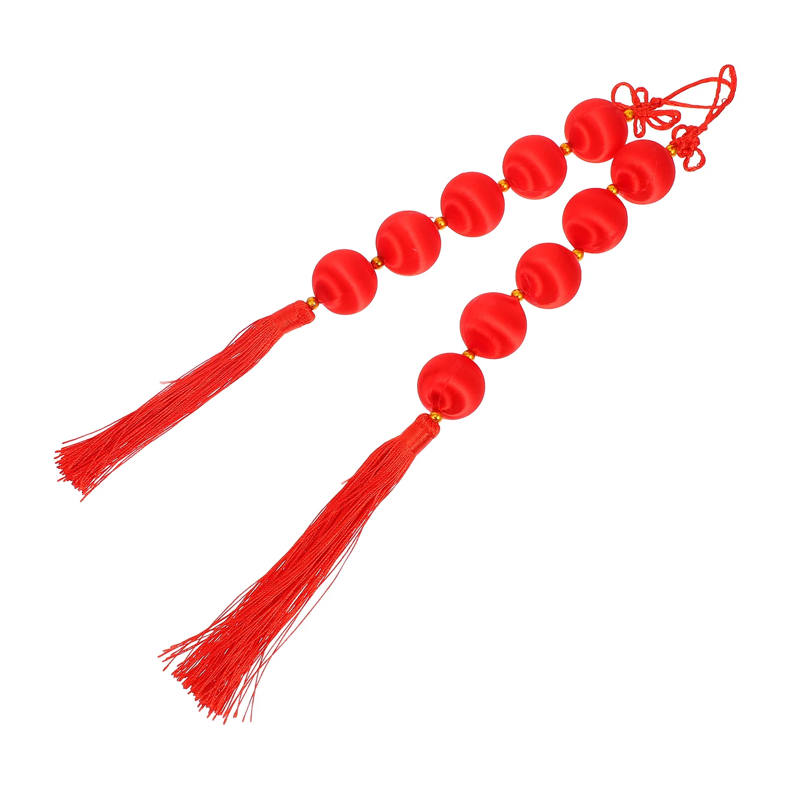 2 Pcs Lantern Chinese Hanging Decorations Knot Ornaments Lunar New Year Superllies