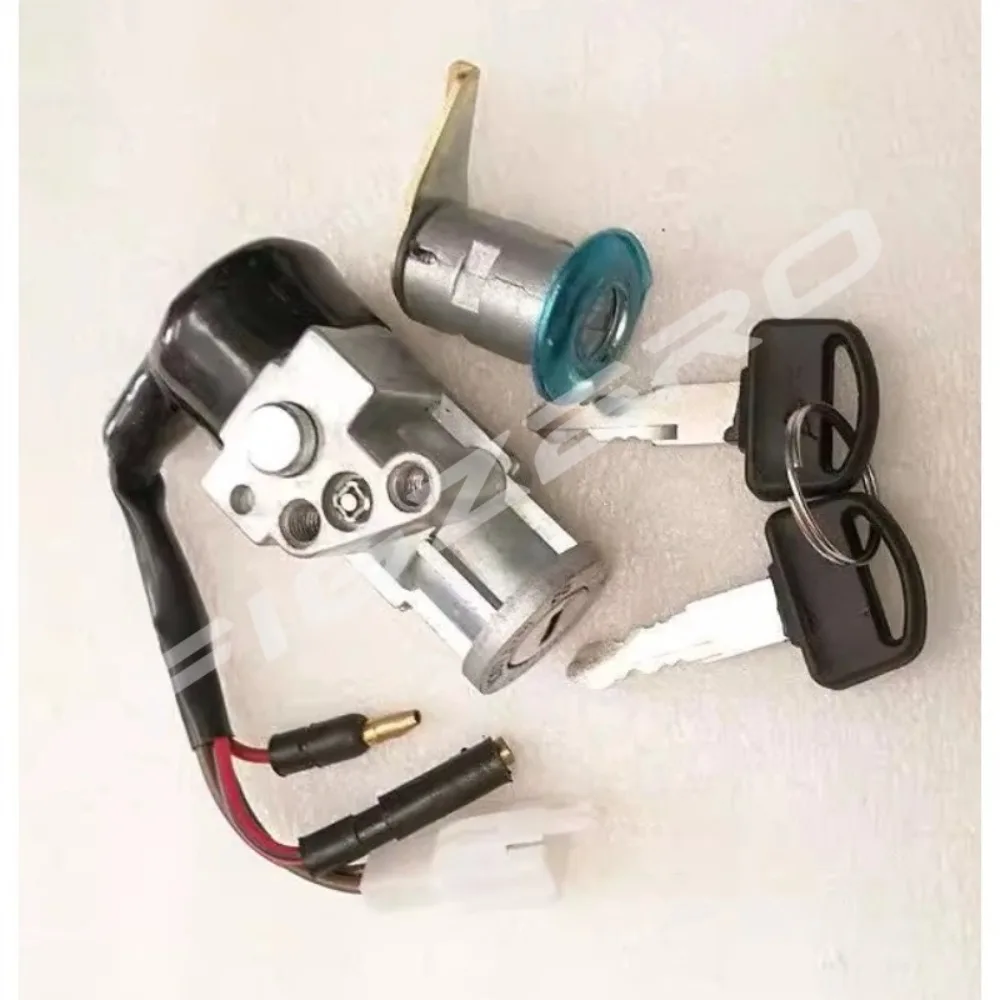 For Honda WH125-6 WY125-S Full Car Lock Ignition Switch Electric Switch Lock 4-wire 2-wire Motorcycle Parts