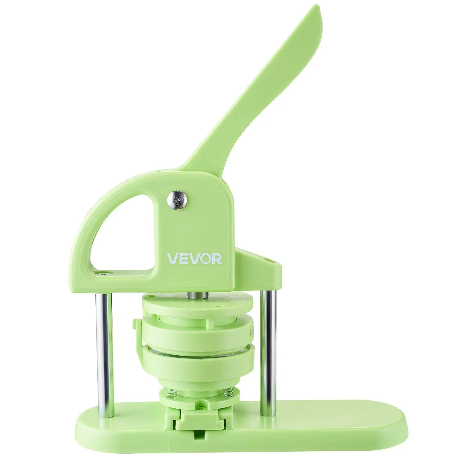 

Button Maker Machine, 2.95 in, Plastic Pin Maker with 100pcs Button Parts, Circle Cutter and Magic Book, Reinforced Ergonomic
